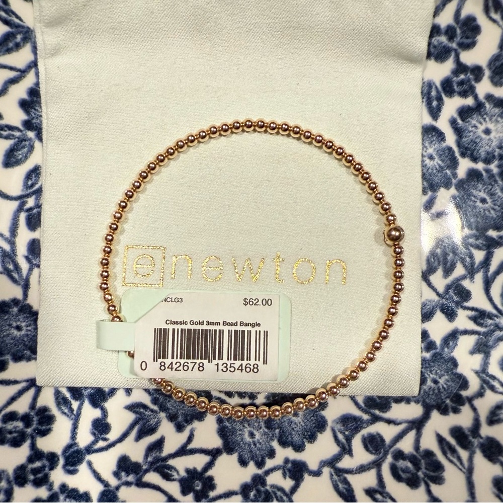 Enewton Gold Beaded Bangle Bundle 2mm, 3mm & 4mm - Picture 6 of 10